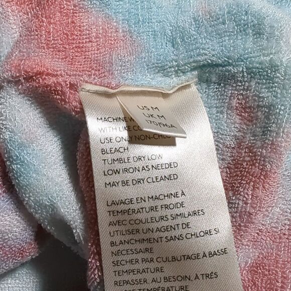 Free People Top Womens Medium Multicolor Best catch oversized tie-dye - Picture 7 of 10